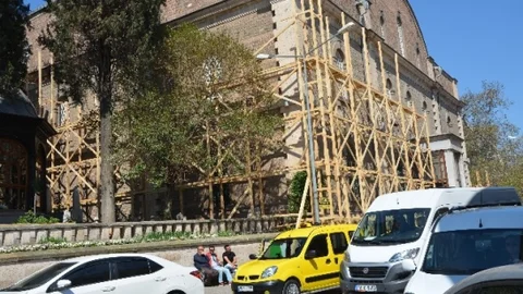 Zağnos Paşa Camii Restorasyonu Başladı