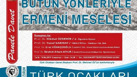 Erzurum'da Ermeni Meselesi Paneli
