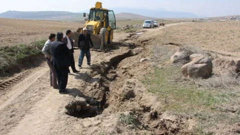 Çomaklı Mahallesi'nde Su Gideri Çalışması