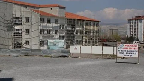 Melikgazi'de Yeni Okul İnşaatı Tamamlanıyor