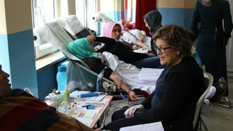 Kadışehri'nden Kızılay'a Kan Bağışı