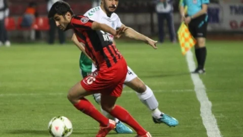 Gaziantep'te Gaziantepspor 1-0 Önde Kapattı