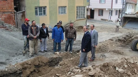 Tosya'da Altyapı Çalışmaları İncelendi