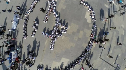 Bursa'da 400 Öğrenci "Muhammed" Yazdı