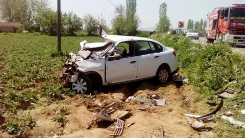 Ödemiş'te Trafik Kazası Yaşandı