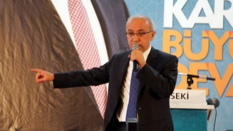 Lütfi Elvan Akseki'de Adaylığını Tanıttı