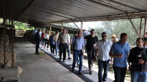 Edremit'te Alman Heyet Antandros'u Ziyaret Etti