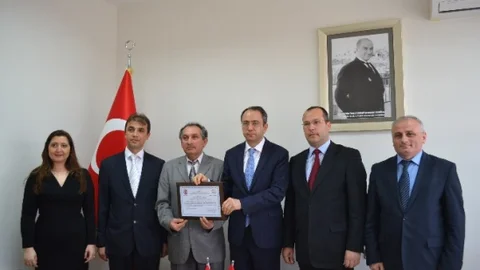 Çerkezköy'de Sertifika Dağıtımı Yapıldı