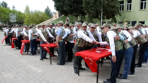 Midyat'ta Geçici Korucular Göreve Başladı