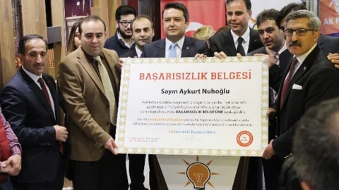 Kadıköy Belediyesi'ne Başarısızlık Belgesi Gönderildi