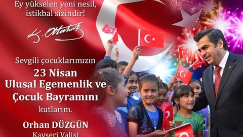 Vali Orhan Düzgün'ün Bayram Mesajı