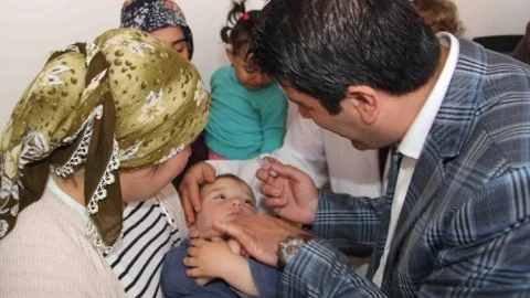 Döşemealtı'nda Aşı Haftası Kutlaması