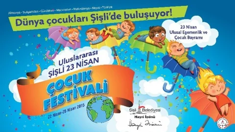 Şişli'de 23 Nisan Coşkusu