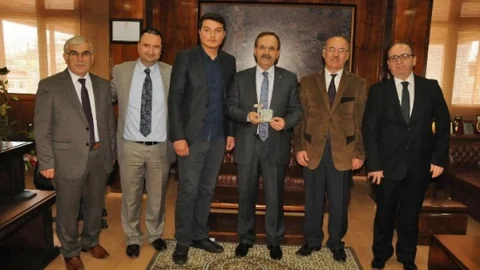 Bafra'da Öğrencilerden Başkan'a Teşekkür