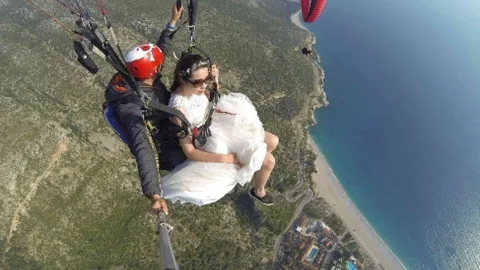 Çinli Çift Ölüdeniz'de Evlendi