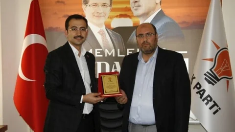AK Parti Nevşehir'den Teşekkür Plaketi