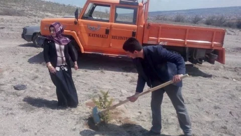 Kaymaklı'da Her Düğün İçin Fidan Projesi