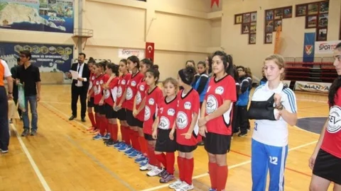 Gaziantep'te Salon Hokeyi Turnuvası