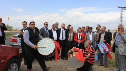 CHP Ergani'de Seçim Bürosu Açtı