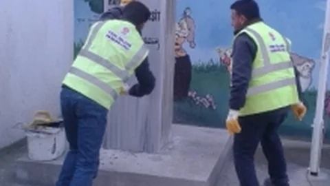 Karesi'de TOKİ Temizlik Çalışmaları