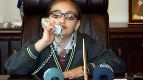 Bursa'da Küçük Vali Eğitim İstedi