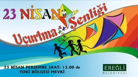 Ereğli'de Uçurtma Şenliği Heyecanı