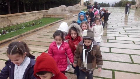 Altındağ'daki Miniklerin Anıtkabir Ziyareti