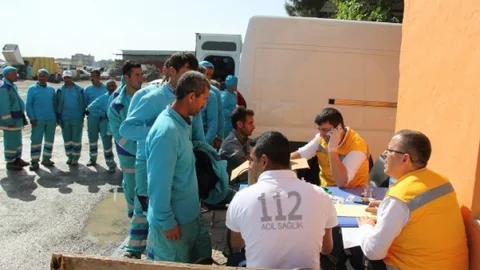 Eyyübiye'de Mobil Sağlık Taraması