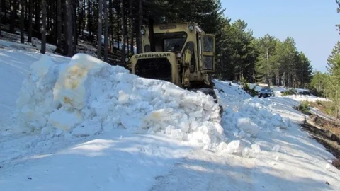 Muğla'da Karla Mücadele Çalışmaları