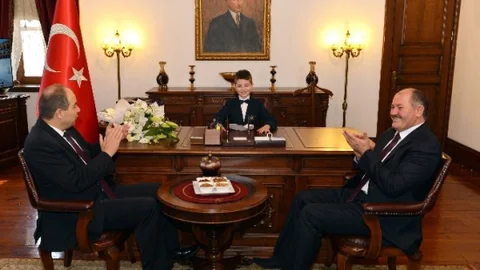 Ankara'da Çocuk Valisi Görevde