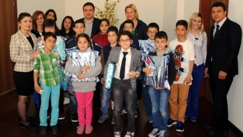 Aydın'da Minik Kazım Başkan Oldu