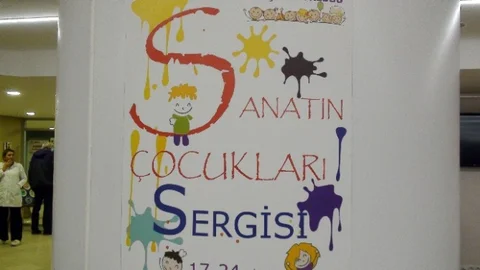 Kartal'da Çocukların Sanat Sergisi