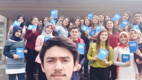 Düzce'de Öğrencilerden Kitap Yayını