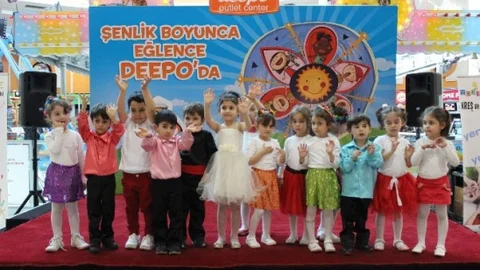 Deepo Outlet Center'da Çocuk Şenliği