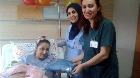 Aydın'da 23 Nisan Bebeği Doğdu