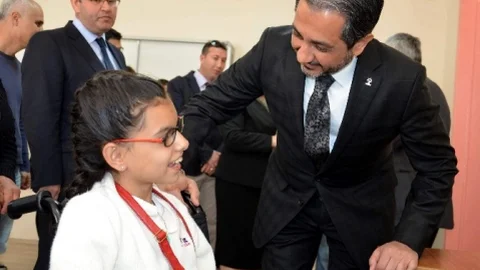 Aydın'da Engelli Öğrenciye Destek