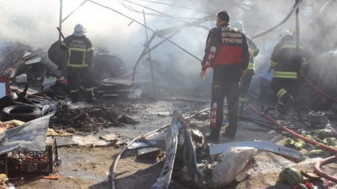 Aydın'da Çocuk Yangın Çıkardı