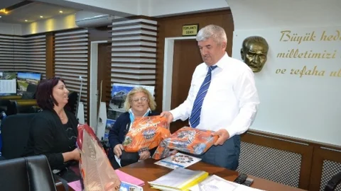 Kapaklı'da Engellilerden Teşekkür Ziyareti