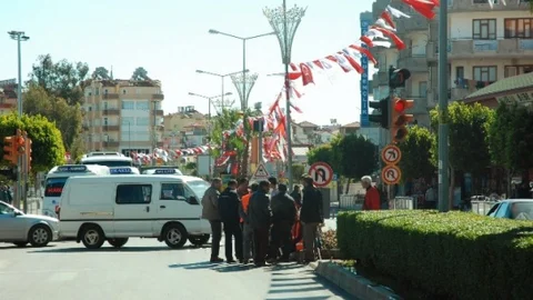 Manavgat'ta Kamyonet Kazası