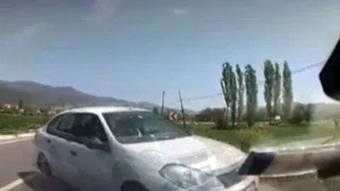 Ödemiş'te Kaza Anı Görüntüleri Ortaya Çıktı