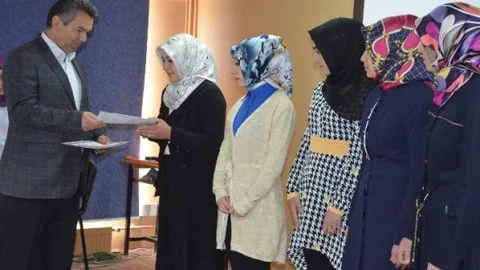 İskilip'te Sertifika Töreni Yapıldı