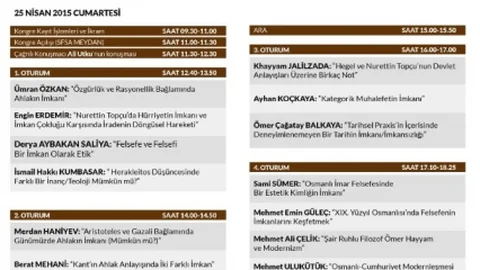 Serdivan'da Felsefe Kongresi Düzenleniyor