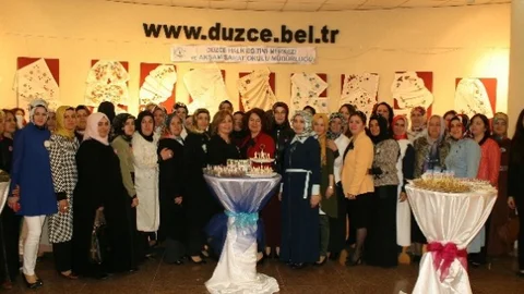 Düzce'de İğne Oyası Sergisi