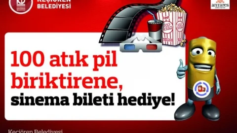 Keçiören'de Atık Pil Kampanyası