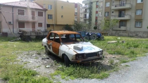 Söke'deki Hurda Araçlar Toplanıyor