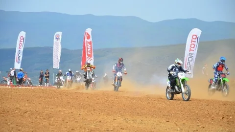 Gemlik'te Motokros Şampiyonası Heyecanı