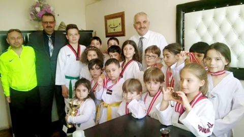 Minik Tekvandocular Teşekkür Ziyareti Yaptı
