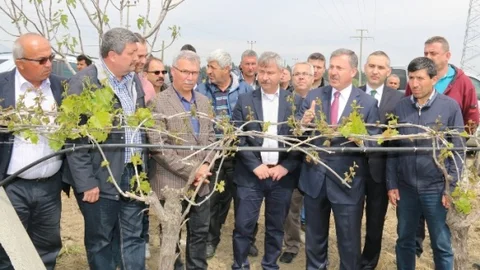 Manisa'da Çiftçilere Destek Ziyareti