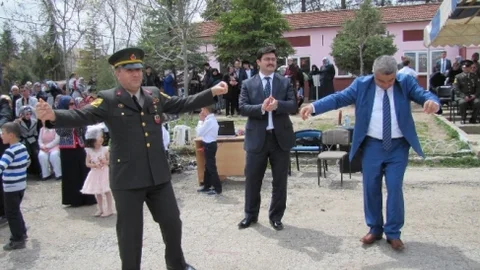 Hisarcık'ta Protokol Eğlencesi