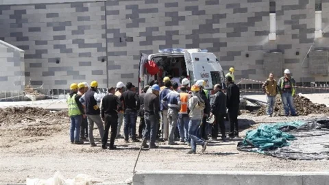 Diyarbakır'da İnşaat Kazası